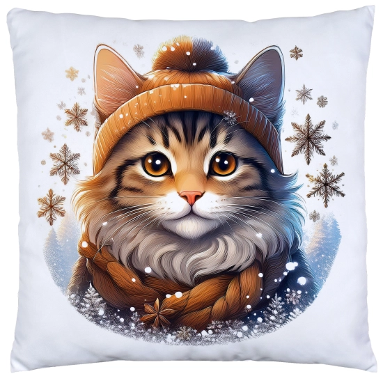 POSZEWKA DEKORACYJNA 40x40 JASIEK OZDOBNA ZIMOWA ŚWIĄTECZNA JELEŃ RENIFER