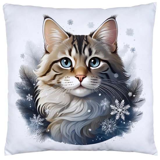 POSZEWKA DEKORACYJNA 40x40 JASIEK OZDOBNA ZIMOWA ŚWIĄTECZNA JELEŃ RENIFER