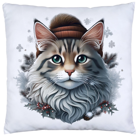 POSZEWKA DEKORACYJNA 40x40 JASIEK OZDOBNA ZIMOWA ŚWIĄTECZNA JELEŃ RENIFER