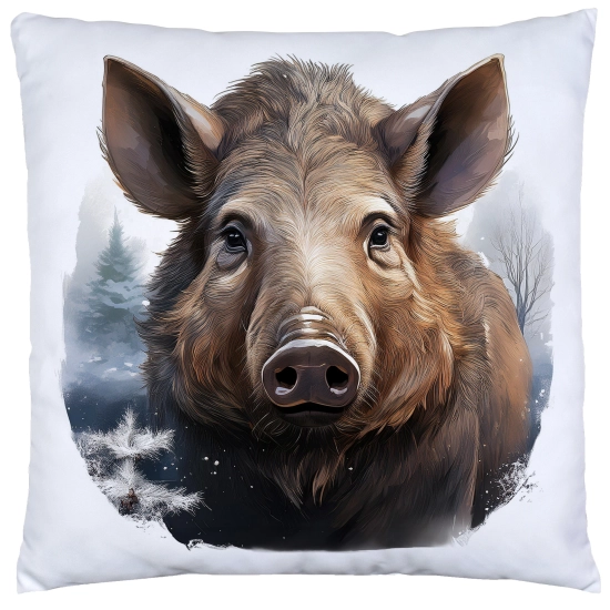 POSZEWKA DEKORACYJNA 40x40 JASIEK OZDOBNA ZIMOWA ŚWIĄTECZNA JELEŃ RENIFER