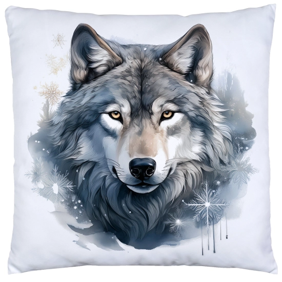 POSZEWKA DEKORACYJNA ŚWIĄTECZNA VELVET 40x40 WELUROWA ZIMOWA JELEŃ RENIFER