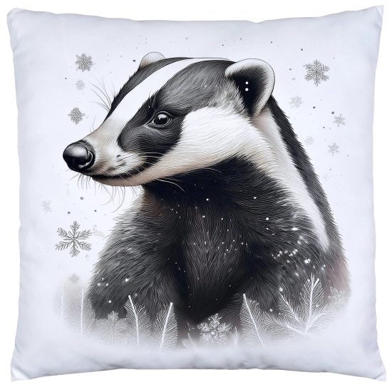 POSZEWKA DEKORACYJNA ŚWIĄTECZNA VELVET 40x40 WELUROWA ZIMOWA JELEŃ RENIFER