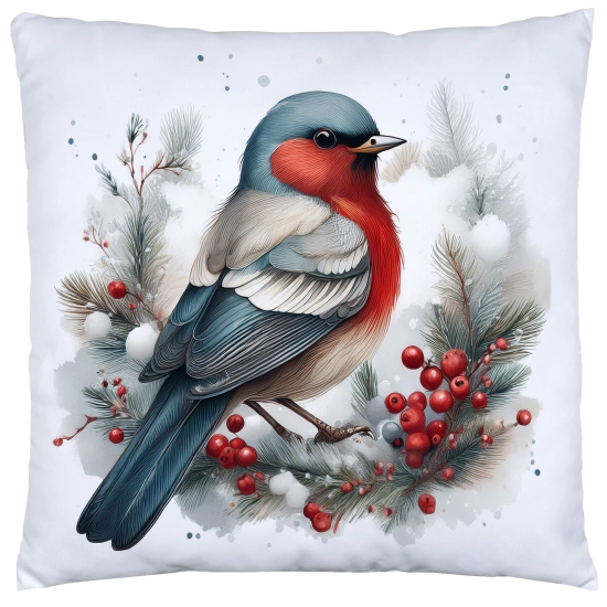 PODUSZKA DEKORACYJNA 40X40 ŚWIĄTECZNA PREZENT ZIMOWA OZDOBNA ŚWIĘTA RENIFER