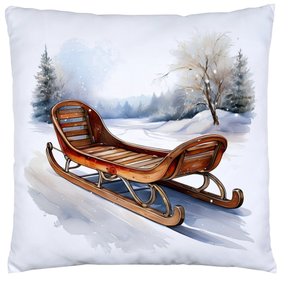 PODUSZKA DEKORACYJNA 40X40 ŚWIĄTECZNA PREZENT ZIMOWA OZDOBNA ŚWIĘTA RENIFER