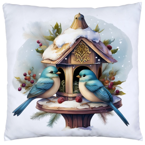 PODUSZKA DEKORACYJNA 40X40 ŚWIĄTECZNA PREZENT ZIMOWA OZDOBNA ŚWIĘTA RENIFER