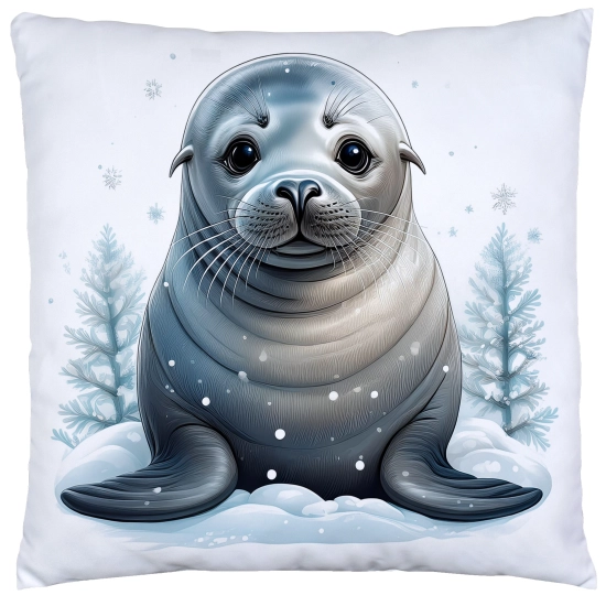 POSZEWKA DEKORACYJNA 40x40 JASIEK OZDOBNA ZIMOWA ŚWIĄTECZNA JELEŃ RENIFER