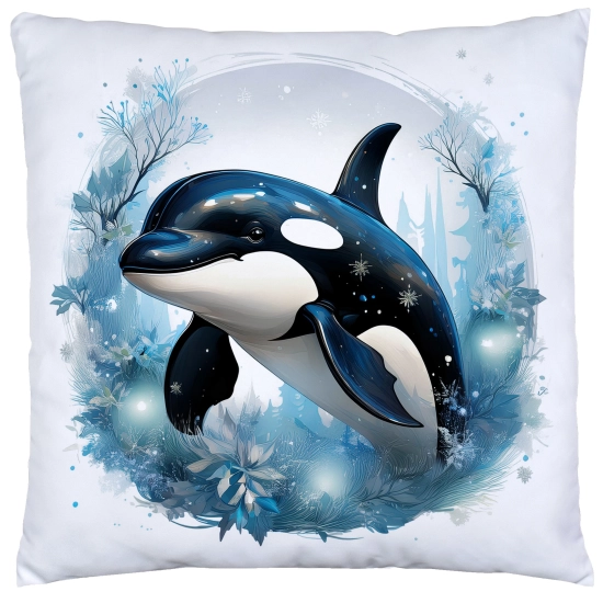 POSZEWKA DEKORACYJNA 40x40 JASIEK OZDOBNA ZIMOWA ŚWIĄTECZNA JELEŃ RENIFER