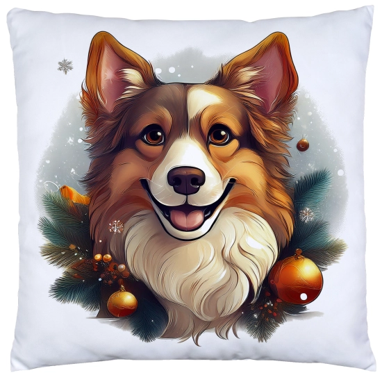 POSZEWKA DEKORACYJNA 40x40 JASIEK OZDOBNA ZIMOWA ŚWIĄTECZNA JELEŃ RENIFER