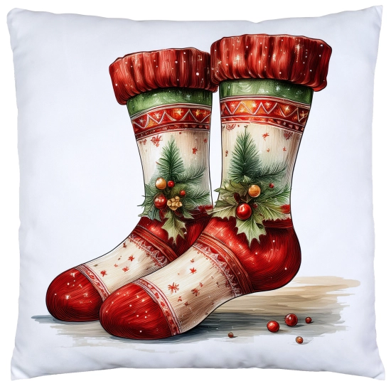 POSZEWKA DEKORACYJNA 40x40 JASIEK OZDOBNA ZIMOWA ŚWIĄTECZNA JELEŃ RENIFER