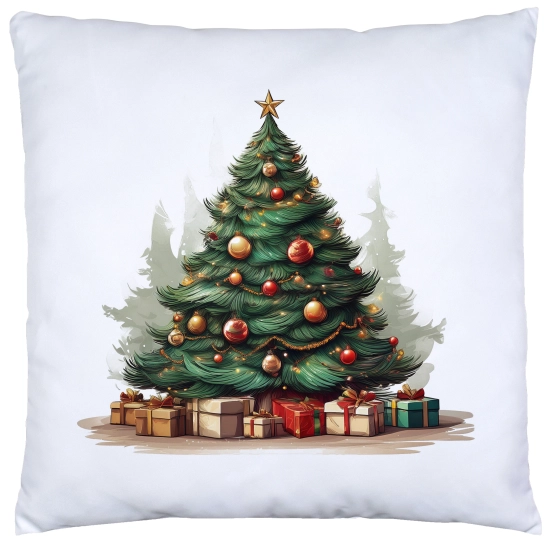 POSZEWKA DEKORACYJNA ŚWIĄTECZNA VELVET 40x40 WELUROWA ZIMOWA JELEŃ RENIFER