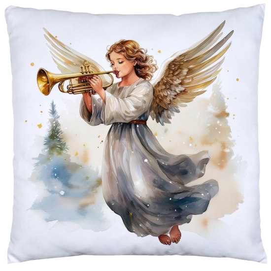 POSZEWKA DEKORACYJNA ŚWIĄTECZNA VELVET 40x40 WELUROWA ZIMOWA JELEŃ RENIFER