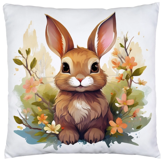 PODUSZKA WIOSENNA WIELKANOCNA 40x40 JASIEK WIELKANOC DEKORACYJNA KRÓLIK