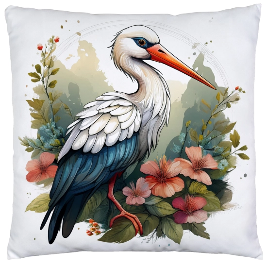 POSZEWKA WELUROWA WIELKANOCNA 40x40 JASIEK  WIOSENNA DEKORACYJNA BOCIAN