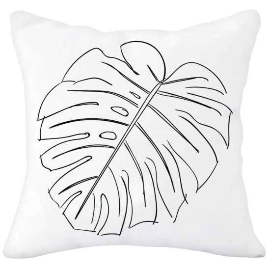 PODUSZKA  40x40 Z NADRUKIEM SUMMER LIŚĆ