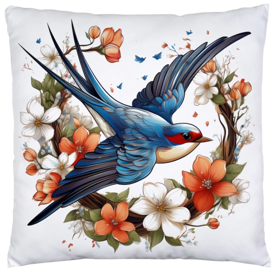 PODUSZKA WIOSENNA WIELKANOCNA 40x40 JASIEK WIELKANOC DEKORACYJNA PTAK