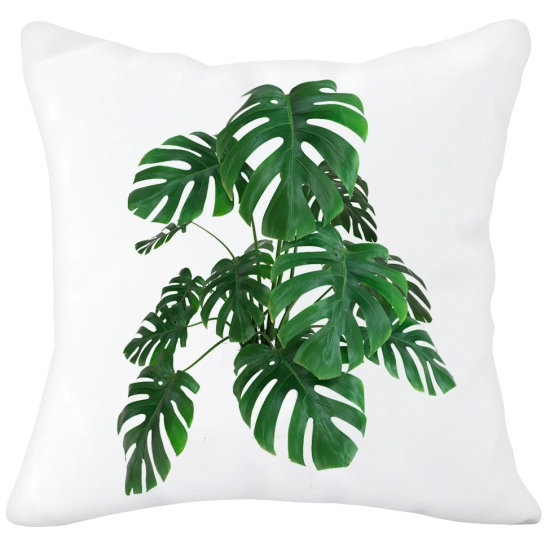 PODUSZKA  40x40 Z NADRUKIEM SUMMER LIŚĆ