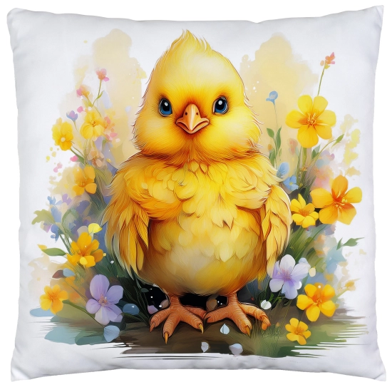 PODUSZKA WIOSENNA WIELKANOCNA 40x40 JASIEK WIELKANOC DEKORACYJNA KURCZAK