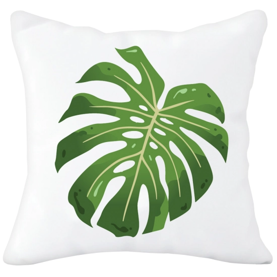 PODUSZKA  40x40 Z NADRUKIEM SUMMER LIŚĆ