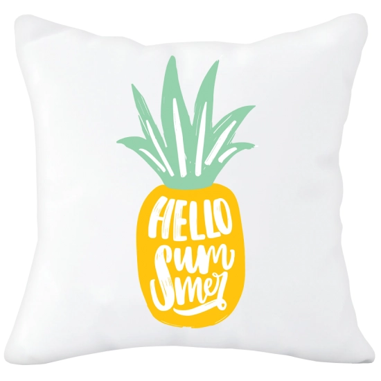 PODUSZKA  40x40 Z NADRUKIEM SUMMER LIŚĆ