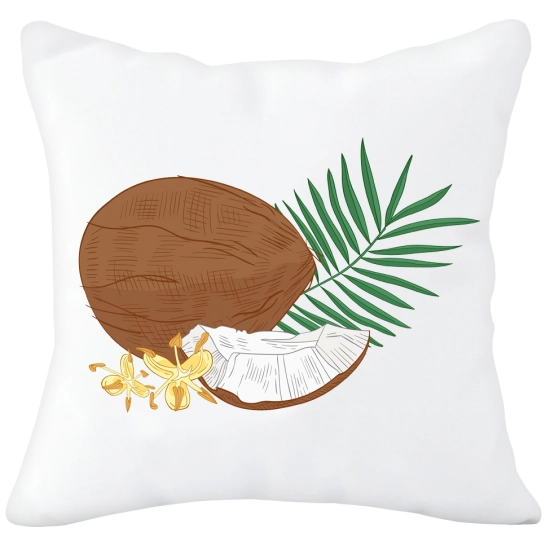 PODUSZKA  40x40 Z NADRUKIEM SUMMER LIŚĆ