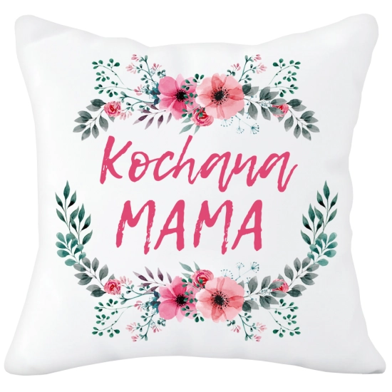 PODUSZKA 40x40cm DLA MAMY Z NADRUKIEM JASIEK NA PREZENT DZIEŃ MATKI MAMA