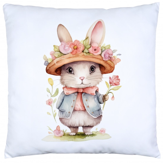 PODUSZKA WIELKANOCNA 40x40 JASIEK WIELKANOC ZAJĄC PISANKI KRÓLIK ŚWIĄTECZNA