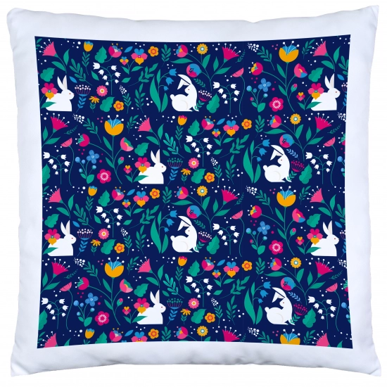 PODUSZKA WIELKANOCNA 40x40 JASIEK WIELKANOC ZAJĄC PISANKI KRÓLIK ŚWIĄTECZNA