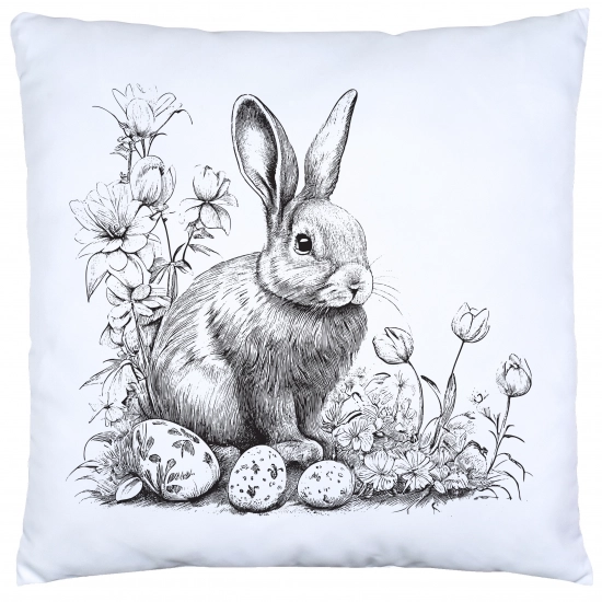 POSZEWKA WIELKANOCNA 40x40 JASIEK WIELKANOC ZAJĄCZEK KRÓLIK DEKORACYJNA
