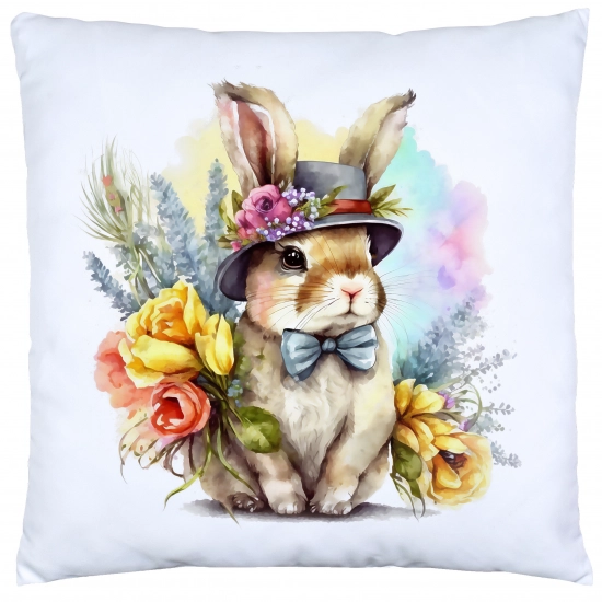 PODUSZKA WIELKANOCNA 40x40 JASIEK WIELKANOC ZAJĄC PISANKI KRÓLIK ŚWIĄTECZNA