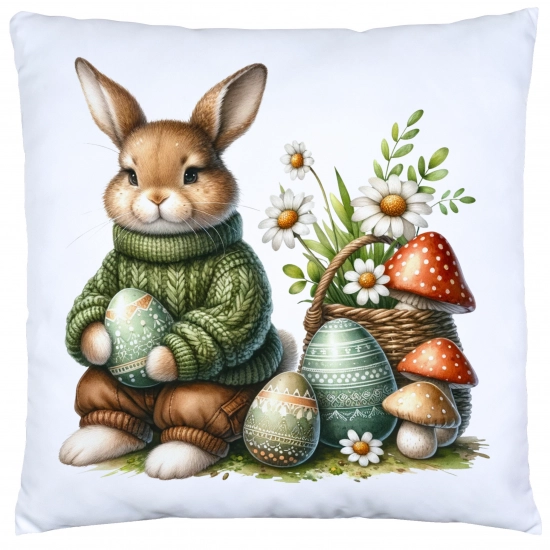 POSZEWKA WIELKANOCNA 40x40 JASIEK WIELKANOC ZAJĄCZEK KRÓLIK DEKORACYJNA