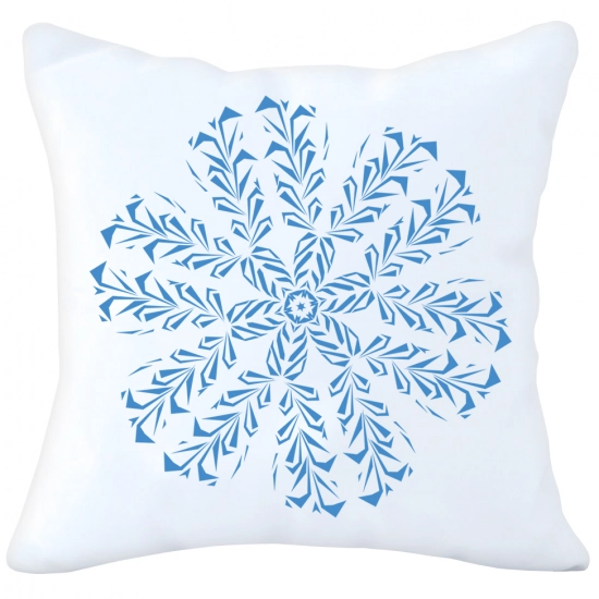 POSZEWKA DEKORACYJNA 40x40 ŚWIĄTECZNA ŚNIEŻYNKA