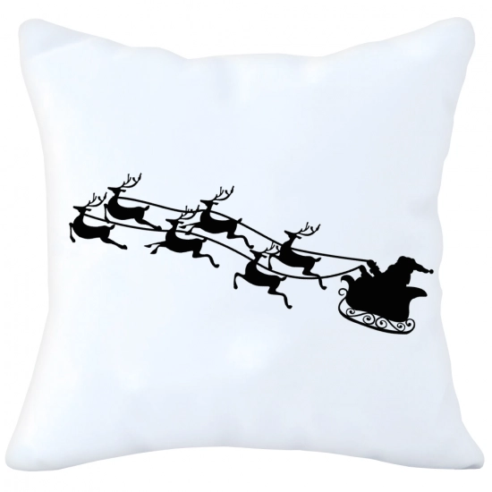 POSZEWKA DEKORACYJNA 40x40 ŚWIĄTECZNA RENIFER