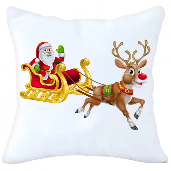 POSZEWKA DEKORACYJNA 40x40 ŚWIĄTECZNA MIKOŁAJ