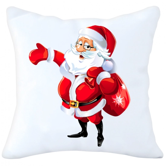 POSZEWKA DEKORACYJNA 40x40 ŚWIĄTECZNA MIKOŁAJ