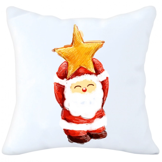 POSZEWKA DEKORACYJNA 40x40 ŚWIĄTECZNA MIKOŁAJ