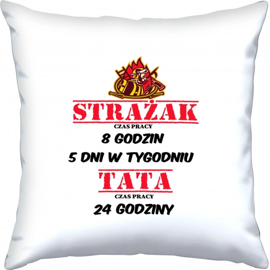 PODUSZKA 40x40cm DLA TATY Z NADRUKIEM JASIEK NA PREZENT DZIEŃ OJCA TATA