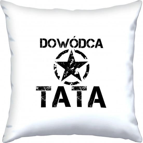 PODUSZKA 40x40cm DLA TATY Z NADRUKIEM JASIEK NA PREZENT DZIEŃ OJCA TATA