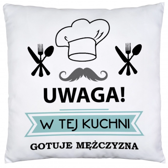 PODUSZKA 40x40 DZIEŃ CHŁOPAKA FACETA PREZENT DRUK
