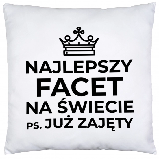 PODUSZKA 40x40 DZIEŃ CHŁOPAKA FACETA PREZENT DRUK