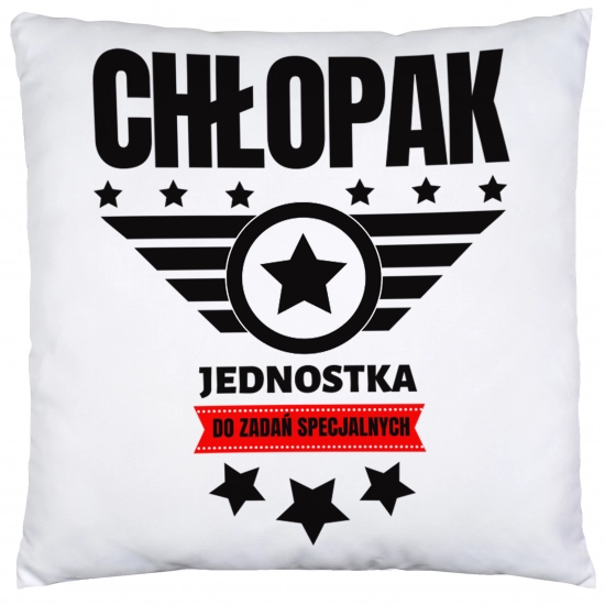 PODUSZKA 40x40 DZIEŃ CHŁOPAKA FACETA PREZENT DRUK