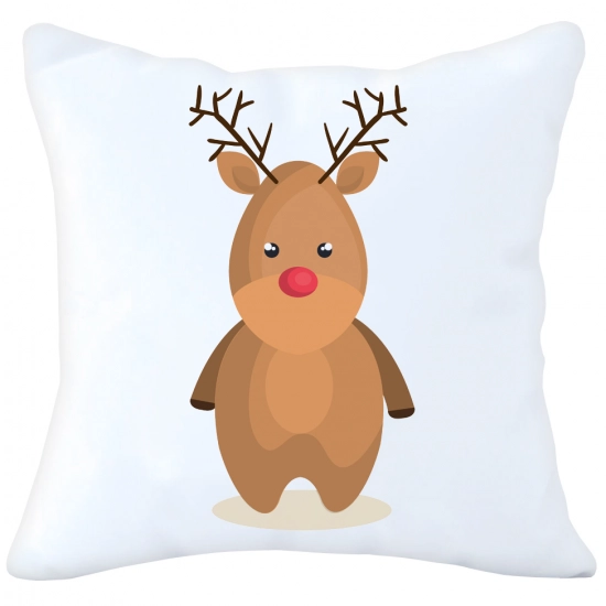 PODUSZKA DEKORACYJNA 40X40 ŚWIĄTECZNA RENIFER