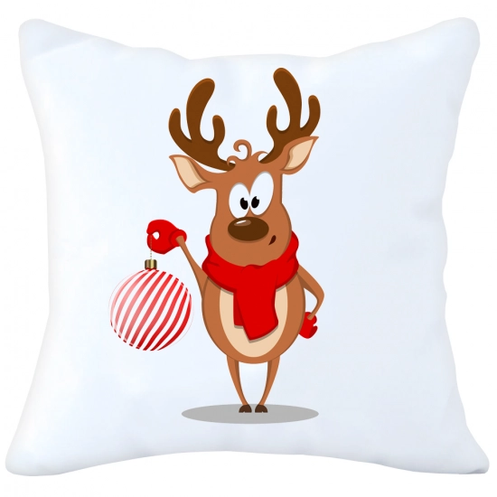 PODUSZKA DEKORACYJNA 40X40 ŚWIĄTECZNA NA PREZENT