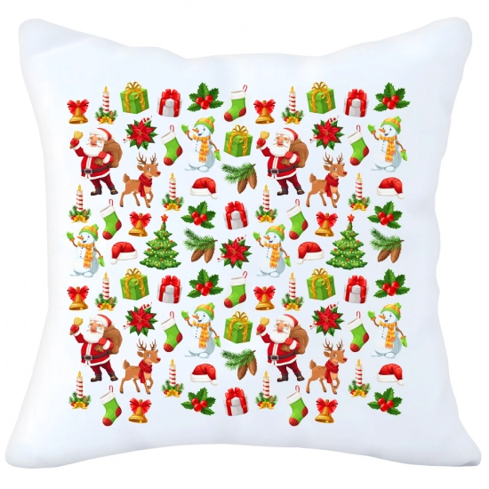 PODUSZKA DEKORACYJNA 40X40 ŚWIĄTECZNA NA PREZENT
