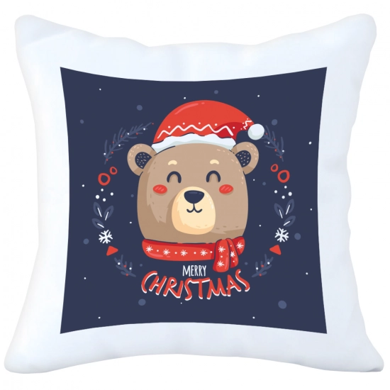 PODUSZKA DEKORACYJNA 40X40 ŚWIĄTECZNA NA PREZENT