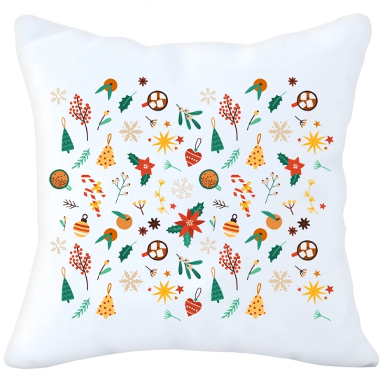 PODUSZKA DEKORACYJNA 40X40 ŚWIĄTECZNA NA PREZENT