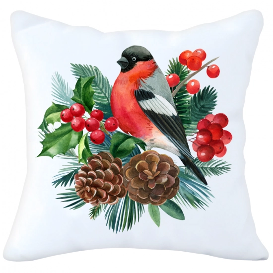 PODUSZKA DEKORACYJNA 40X40 ŚWIĄTECZNA NA PREZENT