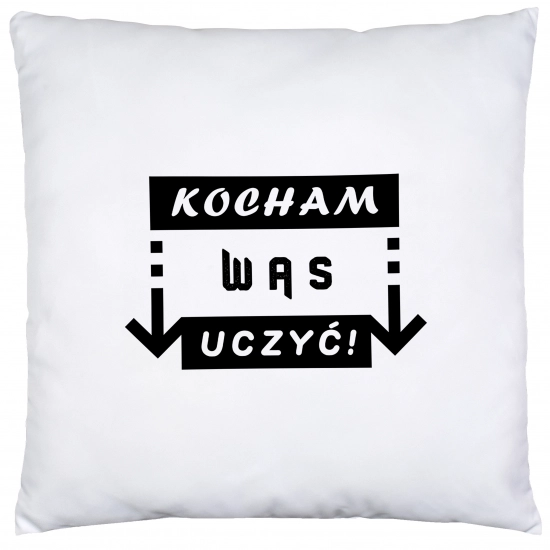 PODUSZKA 40x40 DZIEŃ NAUCZYCIEL WYCHOWAWCA PREZENT