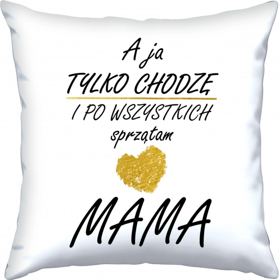 PODUSZKA 40x40cm DLA MAMY Z NADRUKIEM JASIEK NA PREZENT DZIEŃ MATKI MAMA