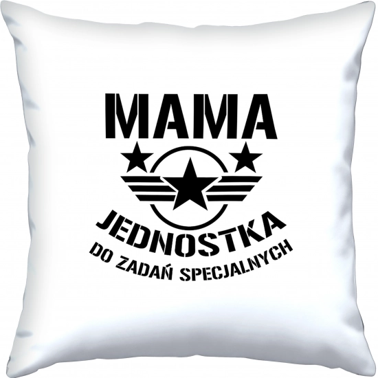 PODUSZKA 40x40cm DLA MAMY Z NADRUKIEM JASIEK NA PREZENT DZIEŃ MATKI MAMA