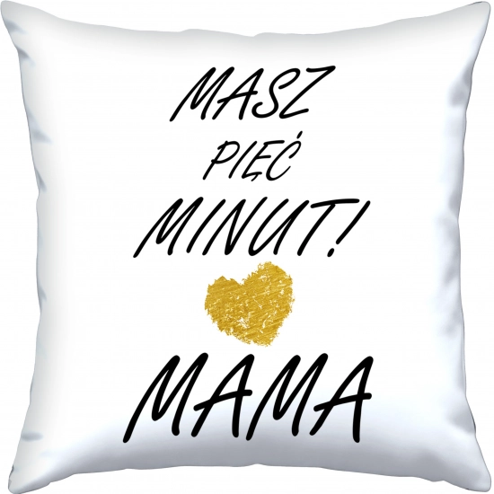 PODUSZKA 40x40cm DLA MAMY Z NADRUKIEM JASIEK NA PREZENT DZIEŃ MATKI MAMA